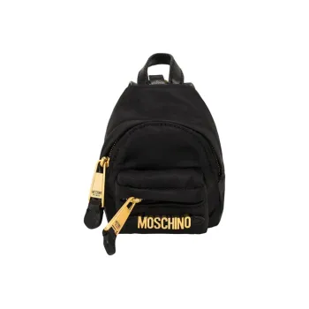 MOSCHINO Nylon Backpack Mini Unisex Black