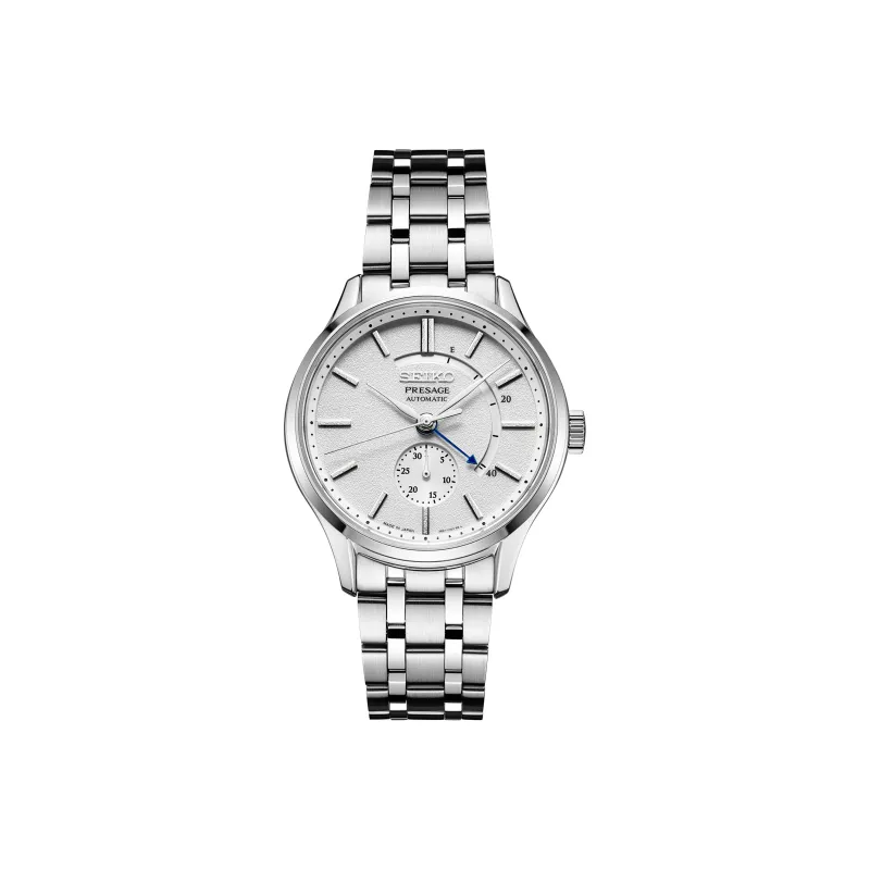 SEIKO Mechanical Movement Stainless Steel Strap Watch Men's Watches White Dial SSA395J1-0