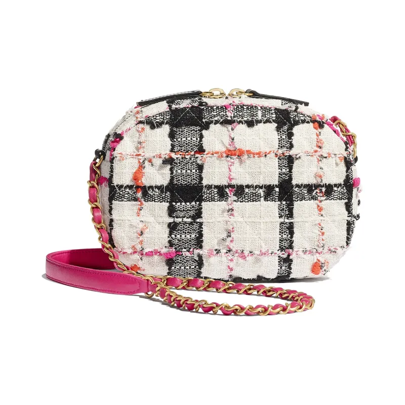 CHANEL Tweed Shoulder Bag Women's Multicolor-1