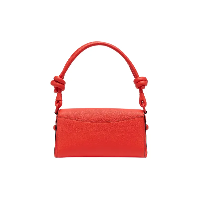 FERRAGAMO GLAM Cow Leather Shoulder Bag, Handbag, Shoulder Bag Women's Red-1