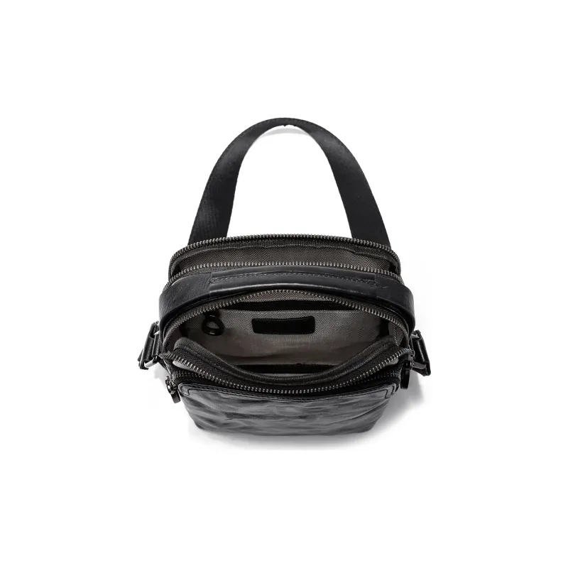 Ace Paul Cow Leather Shoulder Bag Crossbody Bag Regular Men's Black-5