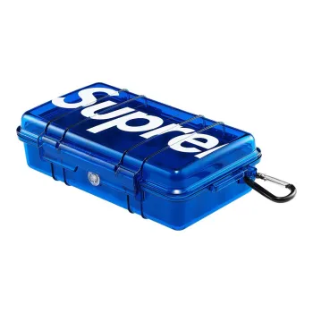 Supreme FW19 Polyester Storage Box Shoulder Bags Unisex Blue