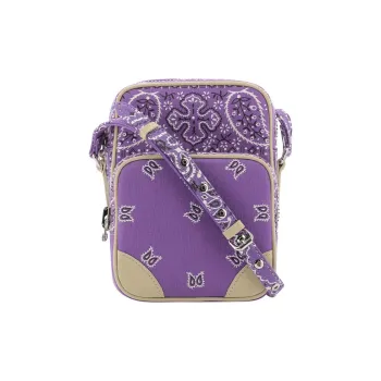 READYMADE Cotton Shoulder Bag Men's Purple