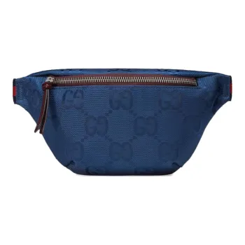 GUCCI Off The Grid Nylon With Leather Fanny Pack Sling Bags Kids' Bags Kids' Blue
