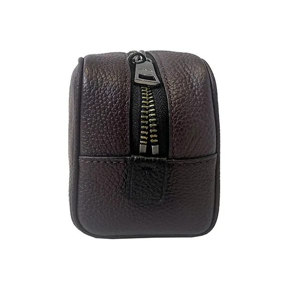COACH Travel Kit Cow Leather Wallet Clutch Men's Purple-1