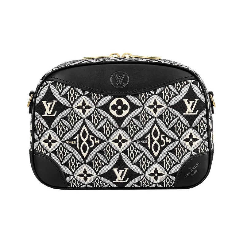 LOUIS VUITTON Deauville Mini Since 1854 1954 Jacquard Textile Gray-2