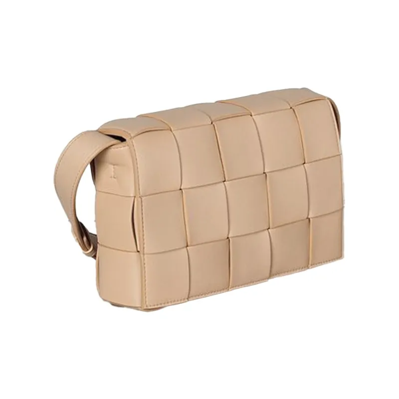 Bottega Veneta Sheepskin Crossbody Bag Women's Almond-2