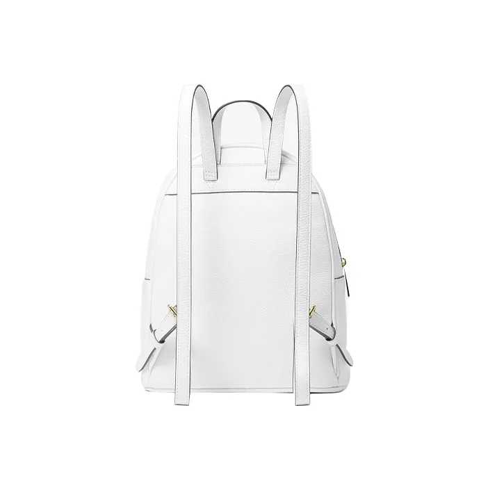 MICHAEL KORS Leather Backpack Medium Size Women's Pure White-1