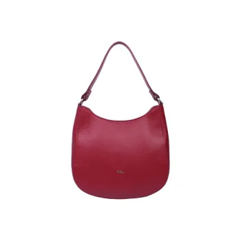 Furla Leather Hobo Bag Shoulder Bag Crossbody Bag Small Size Women's Red
