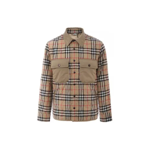 Burberry Puffer Jackets Unisex Brown