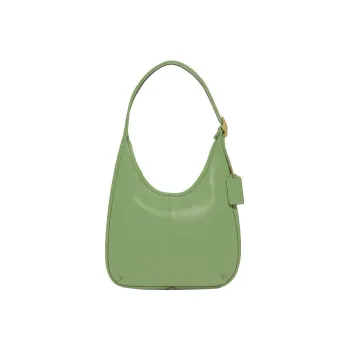 COACH Ergo Leather Handbag Shoulder Bag Women's Green