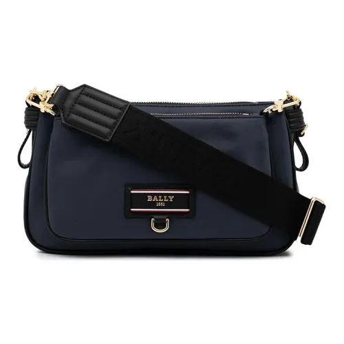 BALLY Nylon Pochette Combo Bag, Shoulder Bag, Crossbody Bag Women's Blue
