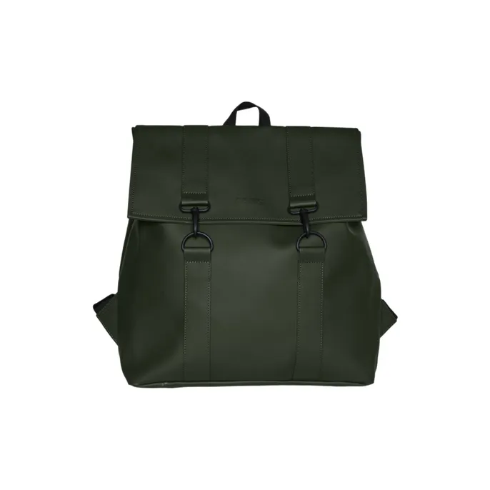 Rains PU Backpack Regular Unisex Green-0