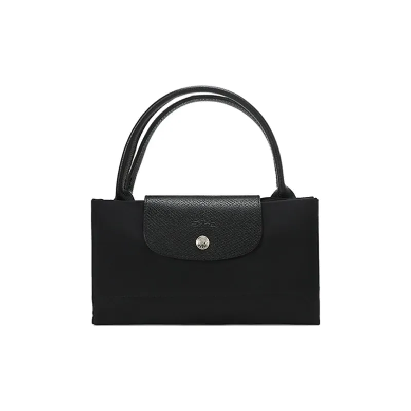 LONGCHAMP Le Pliage Logo Embroidered Tote Bag-6