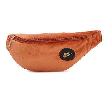 Nike Velvet Shoulder Bag Crossbody Bag Sling Bag Fanny Pack Regular Unisex Orange