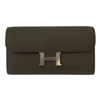 HERMES Constance Long Wallet Epsom Leather Handheld Shoulder Bag, Crossbody Bag, Wallet Women's