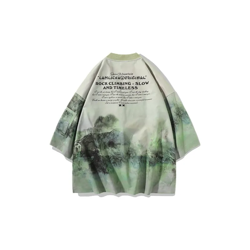 LAMLICKA Jackets Unisex Green-1