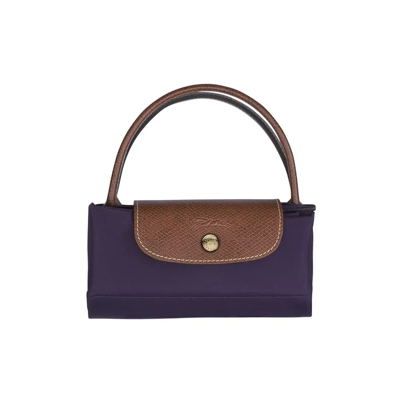 LONGCHAMP Le Pliage Fabric Dumpling Bag Handbag Shoulder Bag Small Size Women's Berry Purple-3