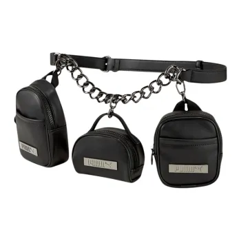 PUMA Artificial Leather Fanny Pack Regular Women's Black