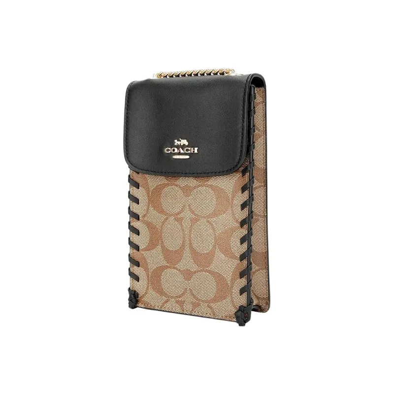COACH N/S Cellphone Pouches Khaki-1