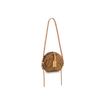 LOUIS VUITTON Boite Chapeau Souple Monogram Giant Reverse Brown