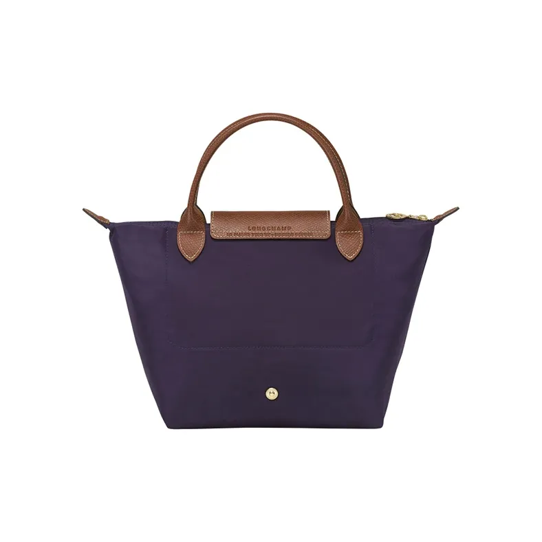 LONGCHAMP Le Pliage Fabric Dumpling Bag Handbag Shoulder Bag Small Size Women's Berry Purple-2