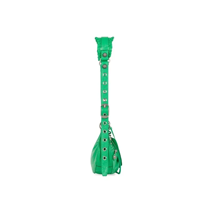 Balenciaga Le Cagole Shoulder Bag Xs Green-2