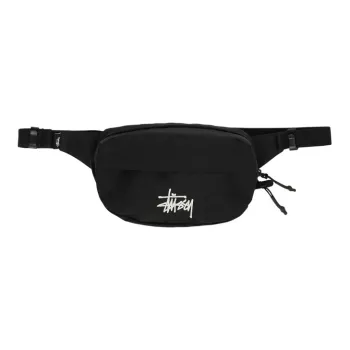 Stussy Nylon Fanny Pack Unisex Black