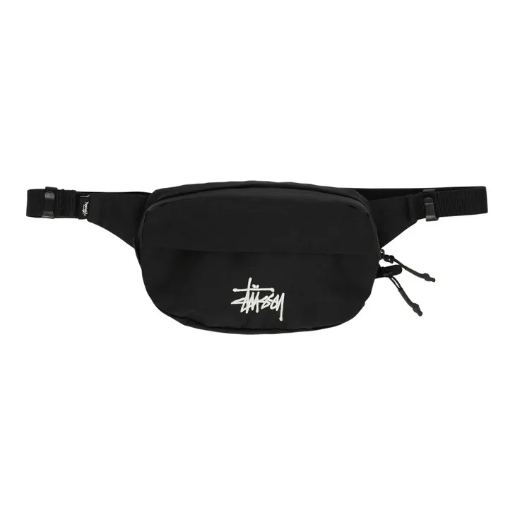 Stussy Nylon Fanny Pack Unisex Black-0