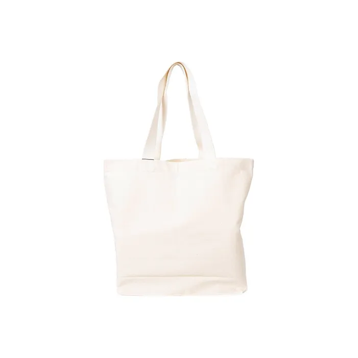 Maison Kitsune Canvas Handbag, Canvas Bag Medium Size Women's Beige-2
