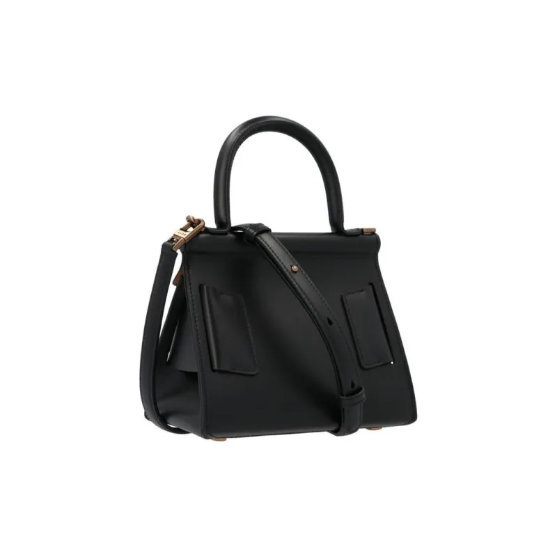 BOYY Calfskin Shoulder Bag Crossbody Bag Handbag Regular Women's Black-3