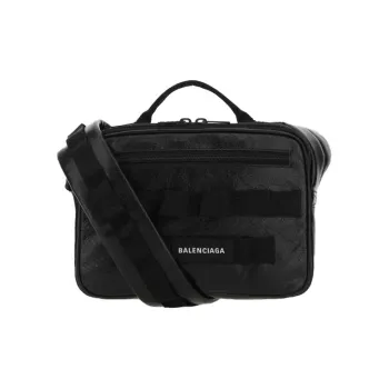 Balenciaga Polyamide Shoulder Bag Crossbody Bag Handbag Men's Black