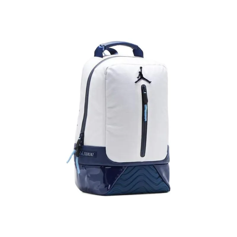 Jordan Polyester Backpack Regular Men's White/Navy-1