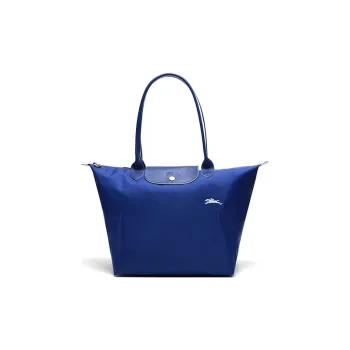 LONGCHAMP Fabric Handbag Shoulder Bag Large Size Women's Dark Blue
