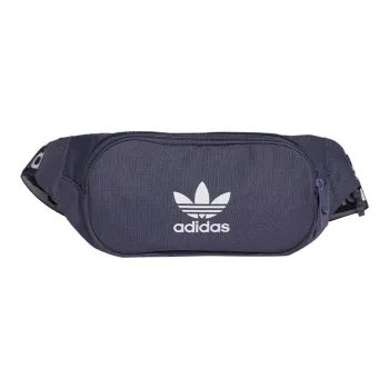 Adidas Originals Polyester Sling Bag, Crossbody Bag, Fanny Pack Unisex Dark Gray Navy Blue