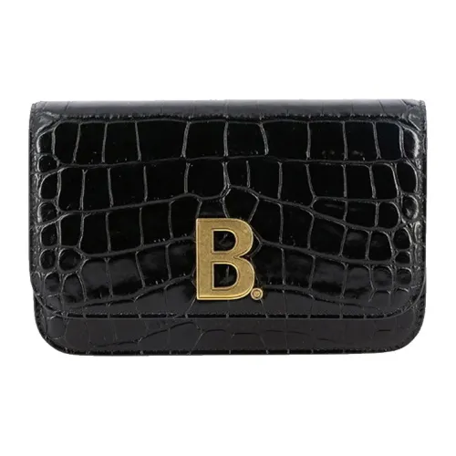 Balenciaga B Chain Pocket Organizer Messenger bag Wmns  Black