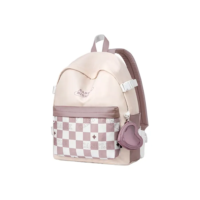 MR.ACE HOMME Nylon Fabric Backpack Regular Women's Purple Blue Black-13