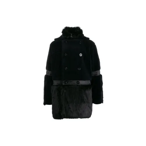 Sacai Coats Men Dark Blue