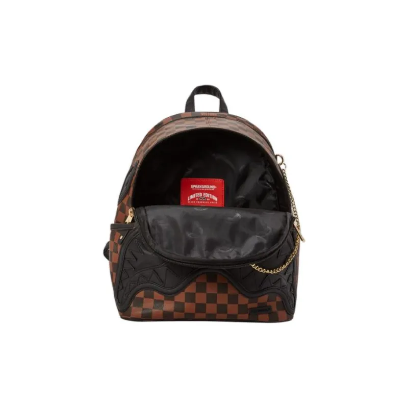 SPRAYGROUND Polyvinyl Chloride Backpack Regular Men's Brown-3