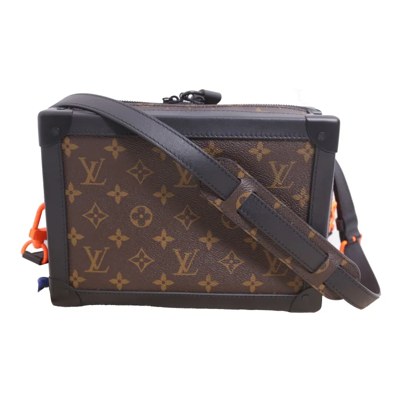 LOUIS VUITTON Soft Trunk Monogram With Leather Strap Brown-2