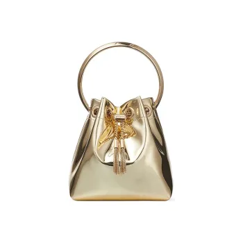 Jimmy Choo Fabric Clutch Regular Women's Gold