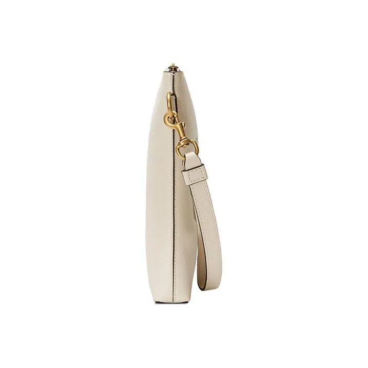 GUCCI Leather Clutch Unisex White-2