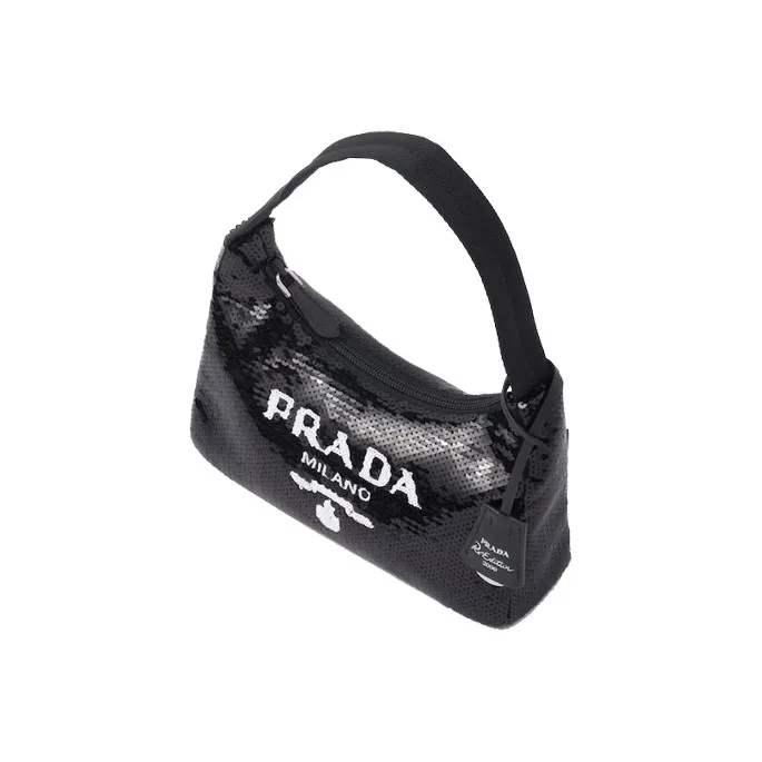 PRADA Nylon Hobo Bag, Shoulder Bag, Handbag Women's-2
