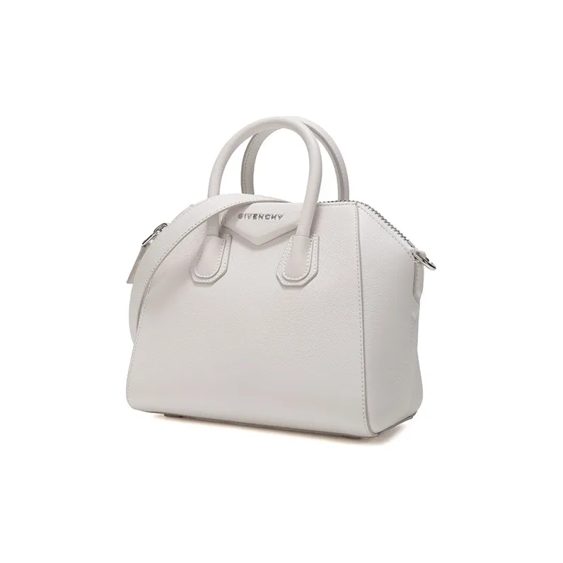 Givenchy Antigona Sheepskin Crossbody Handbag Mini Women's White-1