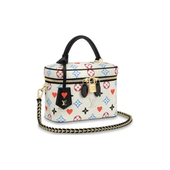LOUIS VUITTON Vanity Pm Game On White
