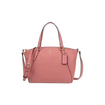 COACH Kelsey Leather Handbag Women's Pink