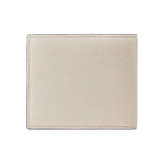GUCCI Leather Wallet Regular Men's White-2