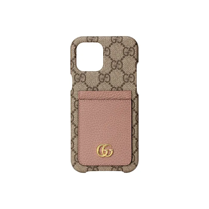 GUCCI Marmont Bag Accessories Ebony/Leather Pink-0