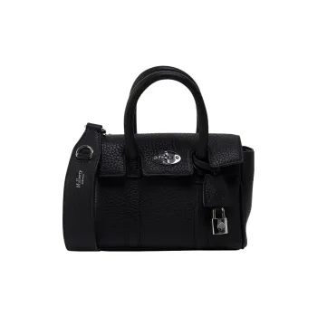 Mulberry Leather One Shoulder Handbags Women's Black