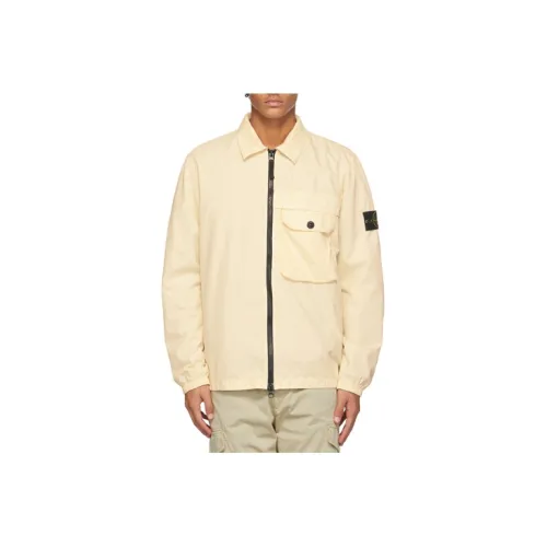 STONE ISLAND Jackets Men Cream